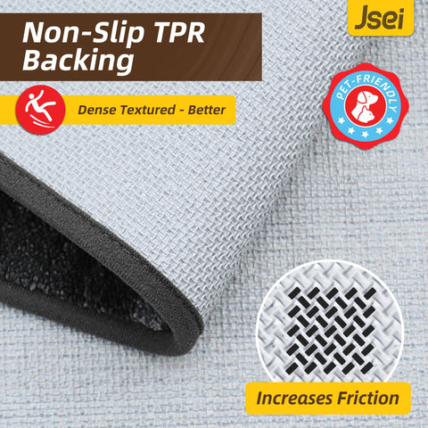 JSEI perfil bajo de 0,45 pulgadas que evita tropiezos