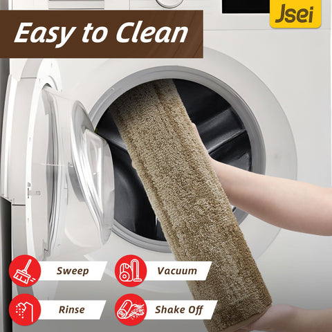 JSEI felpudo listo para lavar en máquina para fácil mantenimiento