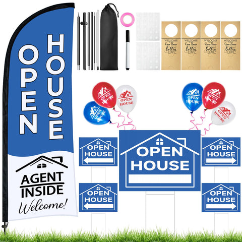 Jsngbse bandera frontal exterior grande para atraer compradores