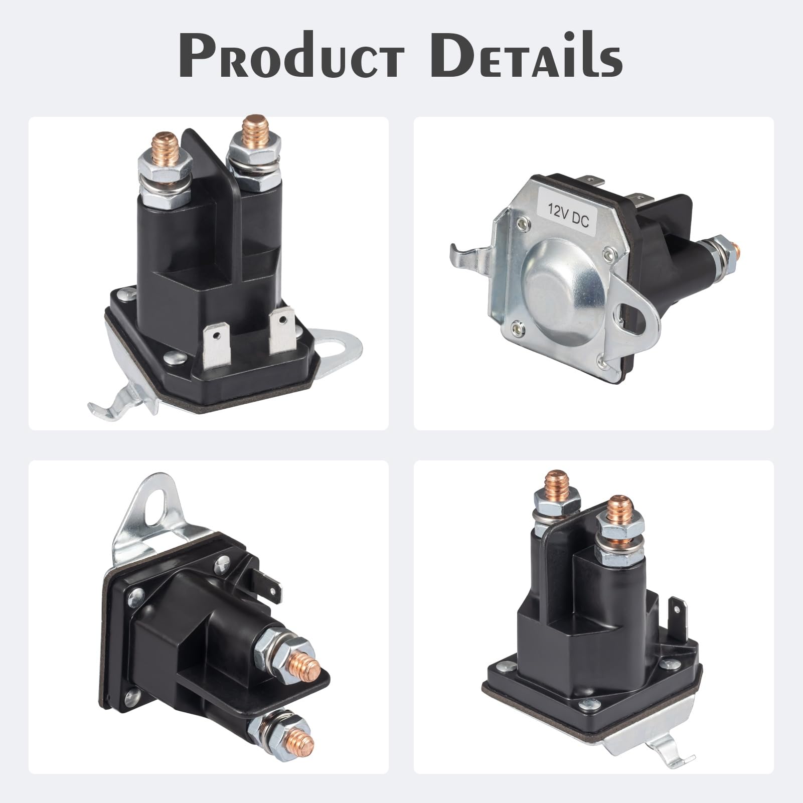 JTAREA solenoide enfoque en studs 1/4-20 y 5/16-24 para fácil conexión