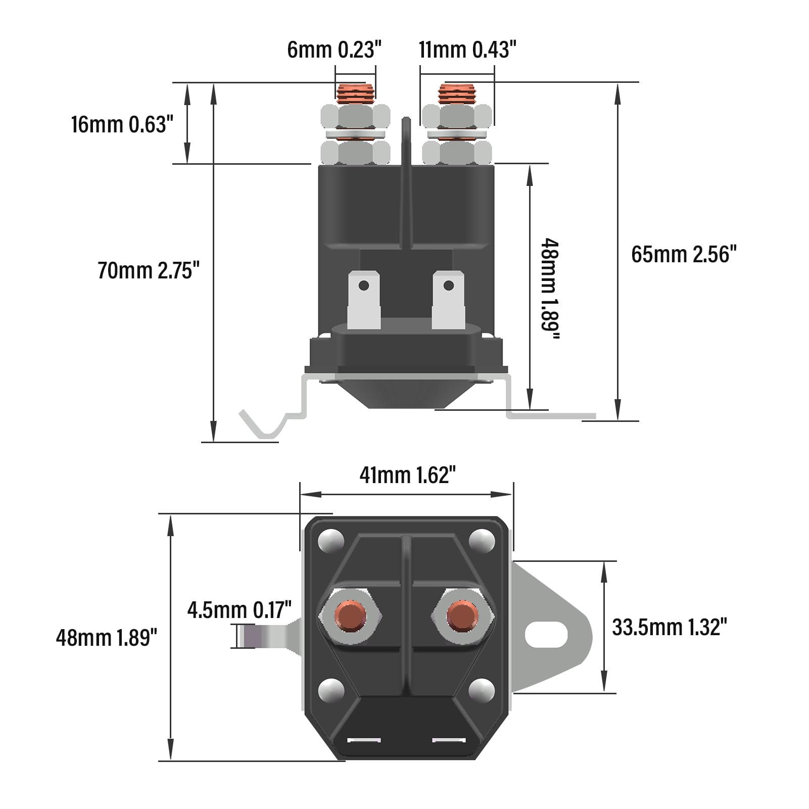 JTAREA solenoide detalle bobina de cobre puro para mejor conductividad