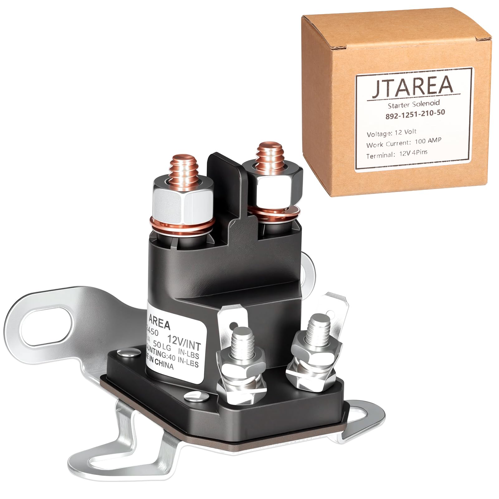 JTAREA solenoide frontal mostrando construcción robusta y compatibilidad confiable