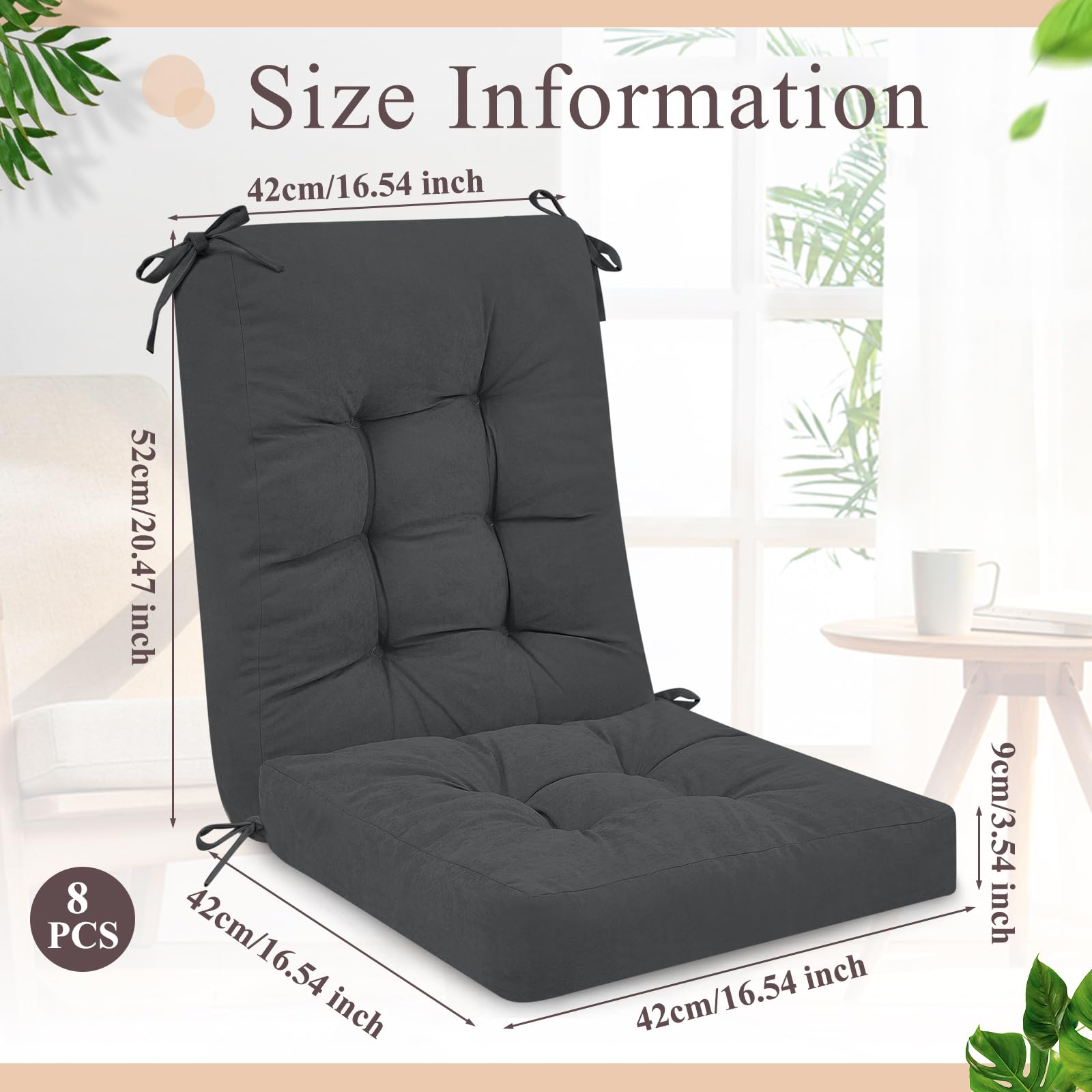 Juexica detalle del acabado tufted que mantiene el relleno estable