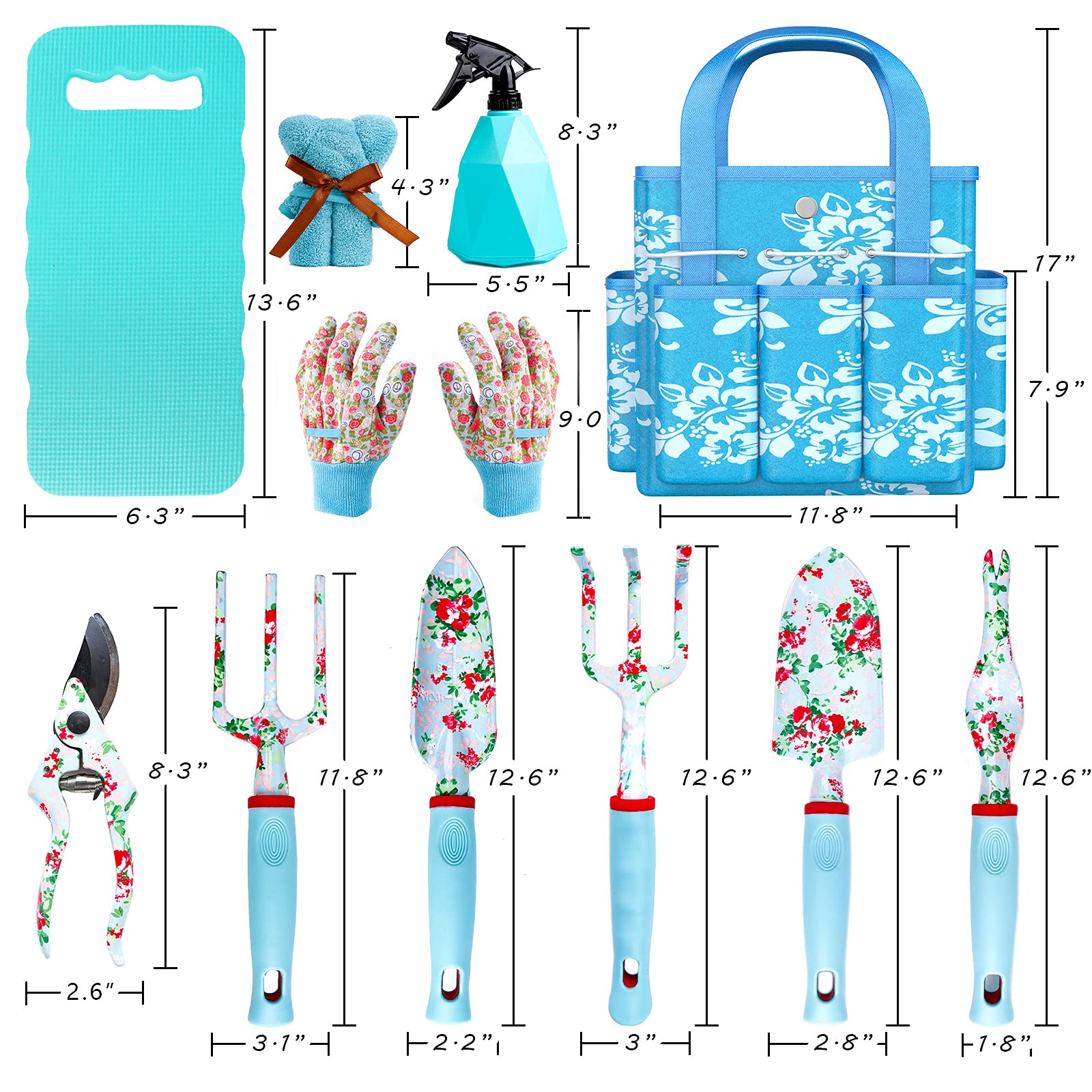 JUMPHIGH bolsa con bolsillos externos para ordenar herramientas rápidamente