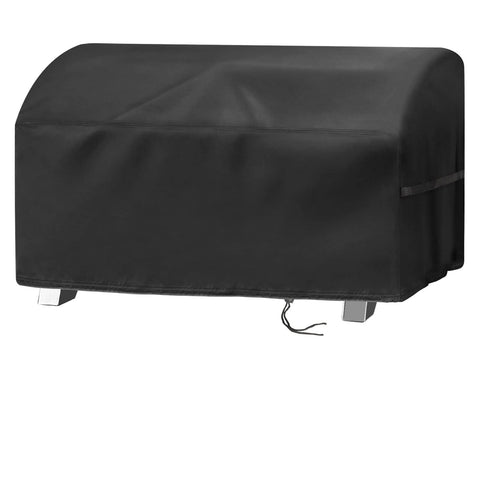 Jungda funda frontal sobre parrilla Masterbuilt mostrando ajuste perfecto y protección