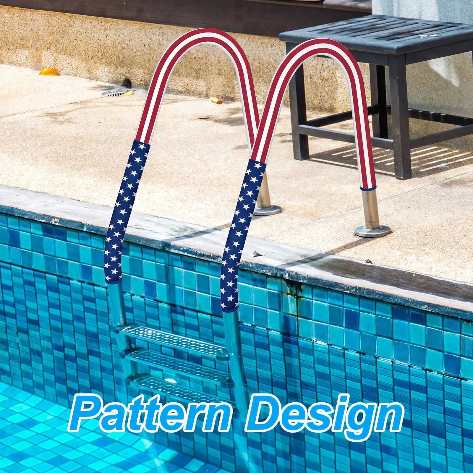 Junkin funda colocada en piscina ambientada para celebraciones seguras
