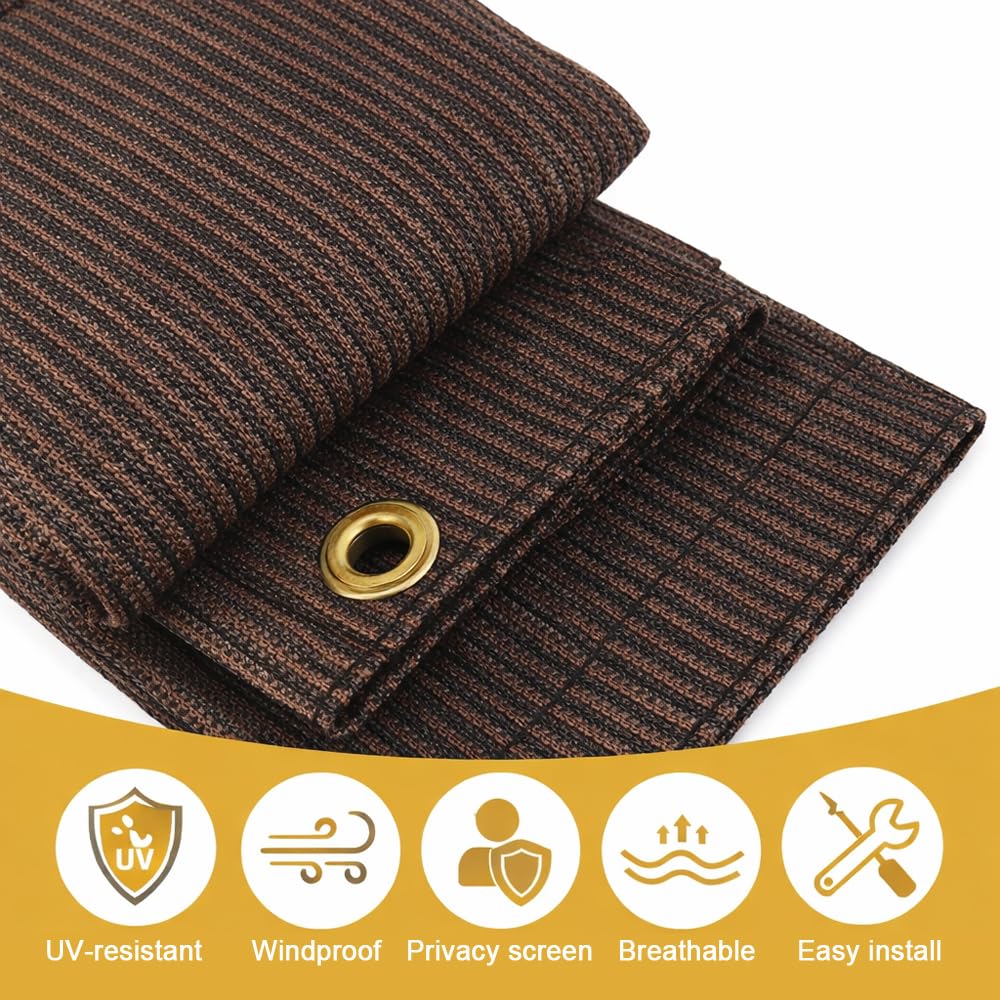 JUNKOGO escala del toldo 12x20 FT junto a persona para referencia de tamaño