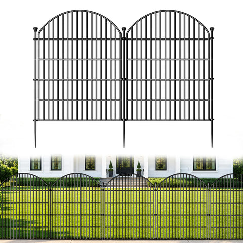 junyao vista frontal de paneles, delimita jardines con estilo