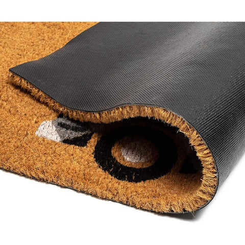 Juvale felpudo colocado en la puerta absorbiendo suciedad, protección práctica del hogar