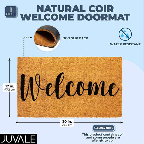 Juvale textura de fibra de coco raspadora que elimina suciedad