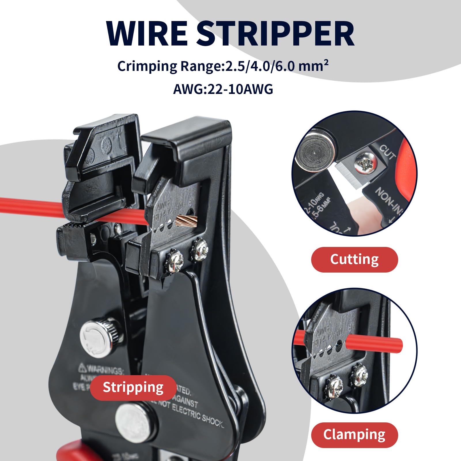 JUYLTOOL crimpadora ratchet en uso, crimps precisos y repetibles sin esfuerzo