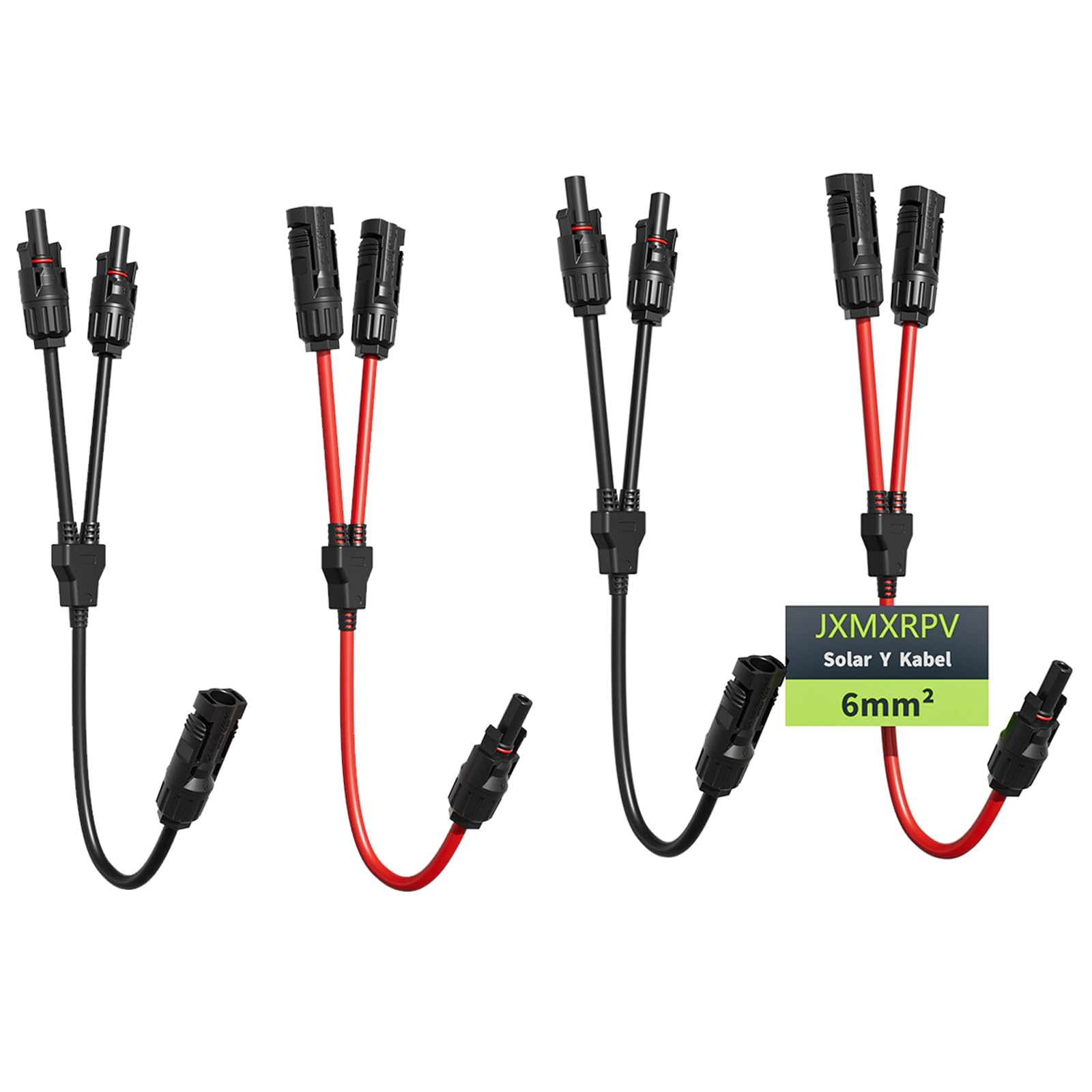 JXMXRPV conector en Y frontal mostrando diseño y robustez