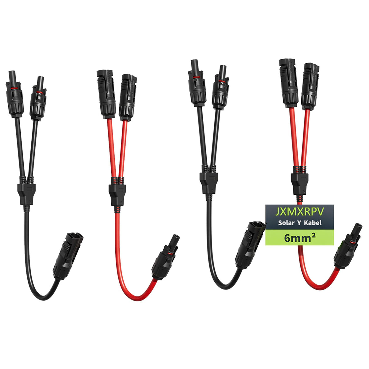 JXMXRPV conector en Y frontal mostrando diseño y robustez
