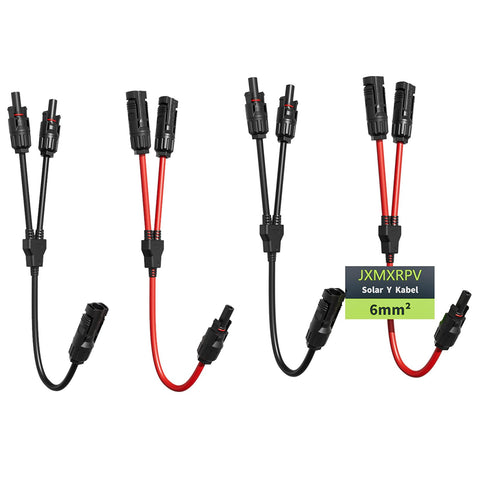 JXMXRPV conector en Y frontal mostrando diseño y robustez