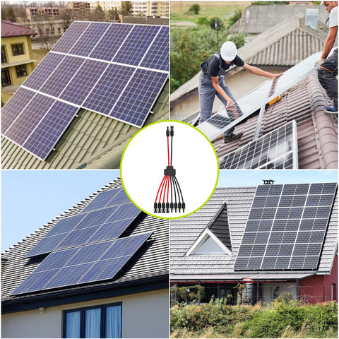 JXMXRPV varios conectores unidos en Y mostrando distribución de energía