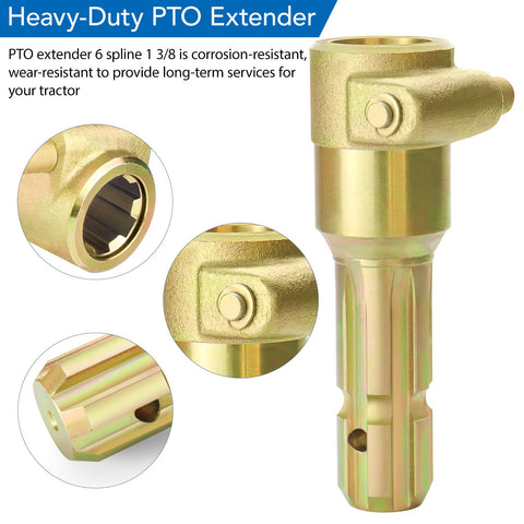 JYINCPED extensor instalado en tractor demostrando uso fiable