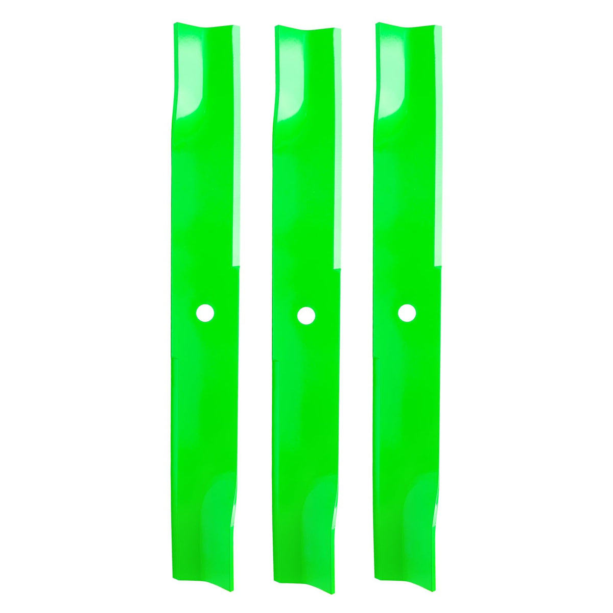 JYLEYJ cuchilla frontal 60 pulgadas mostrando perfil High Lift y corte uniforme