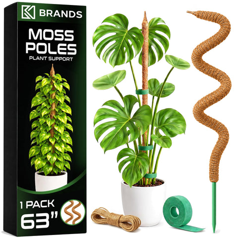 K-Brands poste de musgo frontal mostrando soporte robusto y fácil montaje