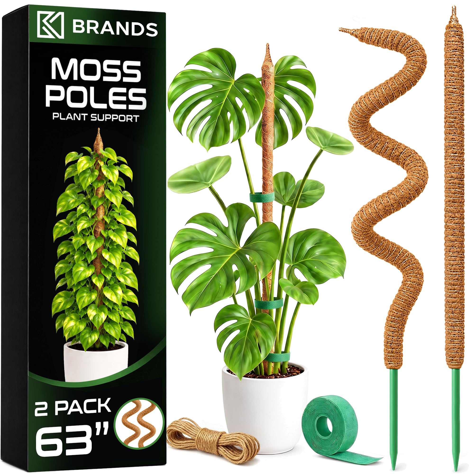 K-Brands poste frontal mostrando soporte robusto y aspecto natural