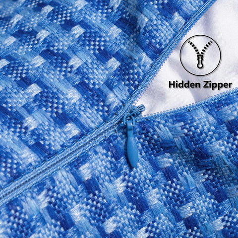 K KEVIN TEXTILE cremallera invisible a juego para fácil apertura y estética