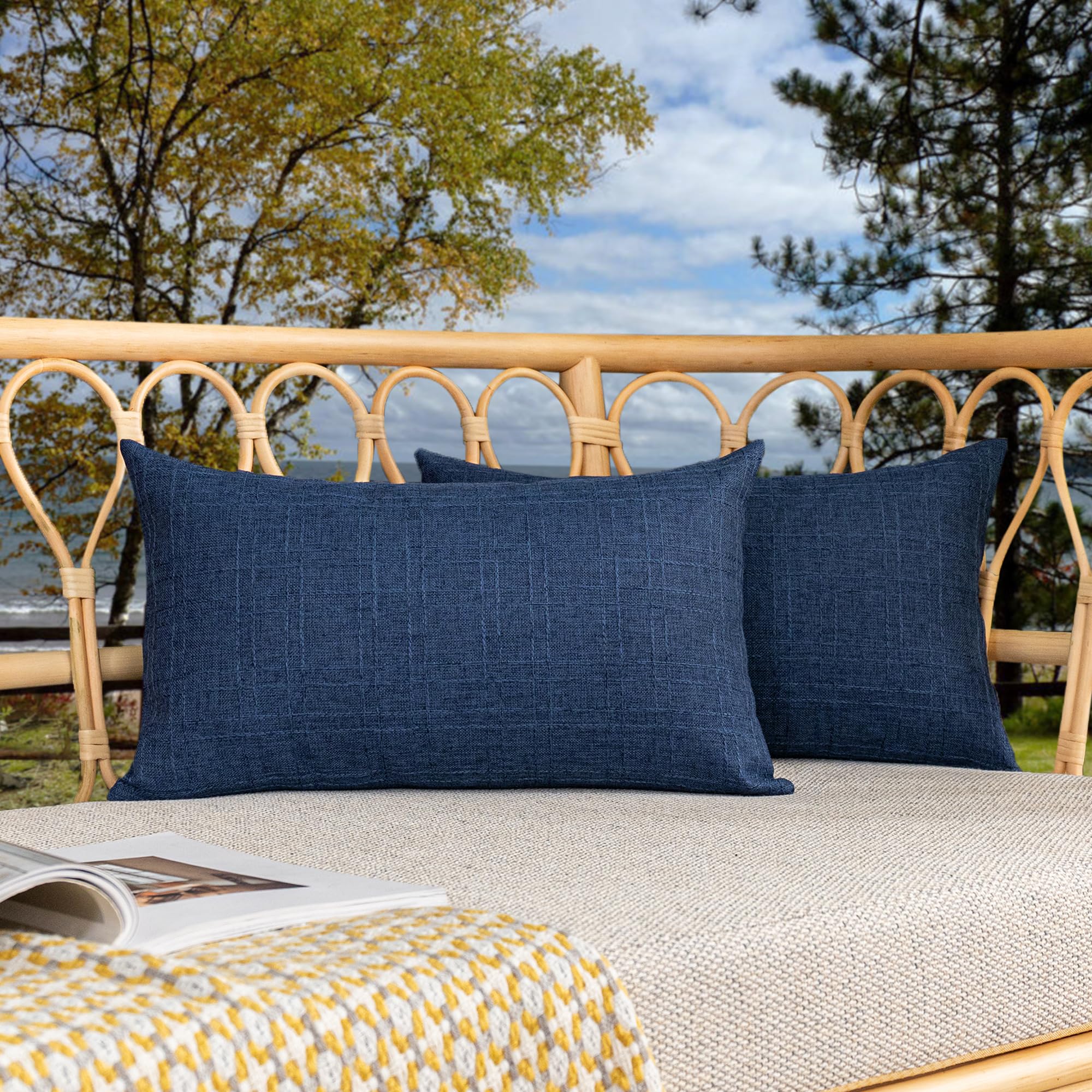 K KEVIN TEXTILE vista frontal pack de 2 azul, protección y estilo