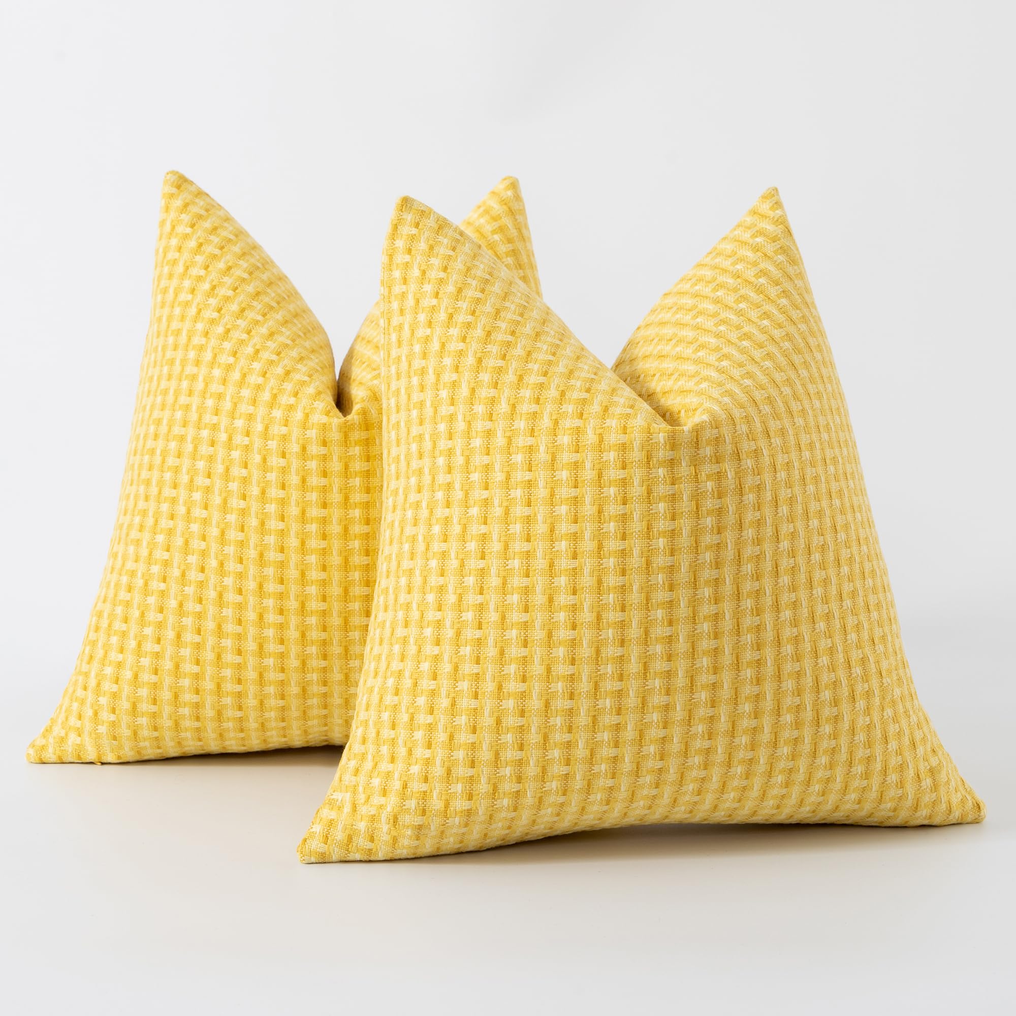 K KEVIN TEXTILE paquete de 2 fundas vista sobre mesa lista para usar