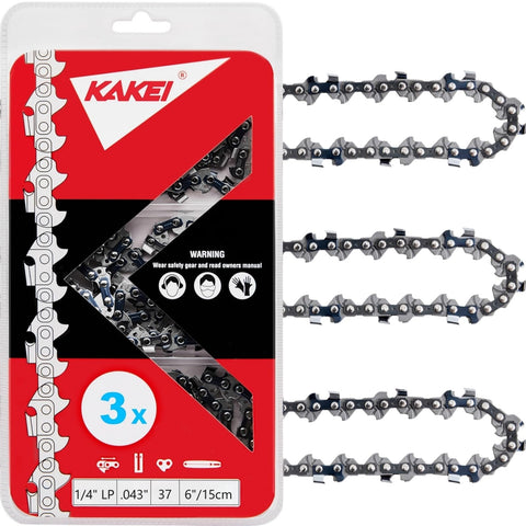 KAKEI paquete frontal de 3 cadenas 6 pulgadas para reemplazo duradero
