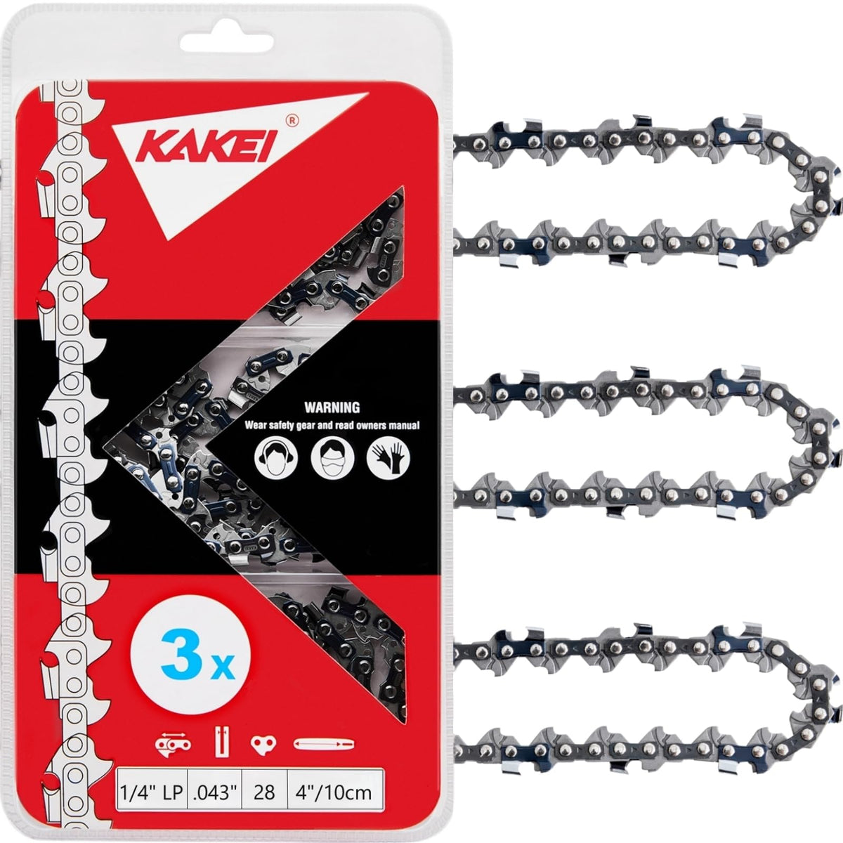 KAKEI cadena GTA26 frontal pack muestra compatibilidad y valor