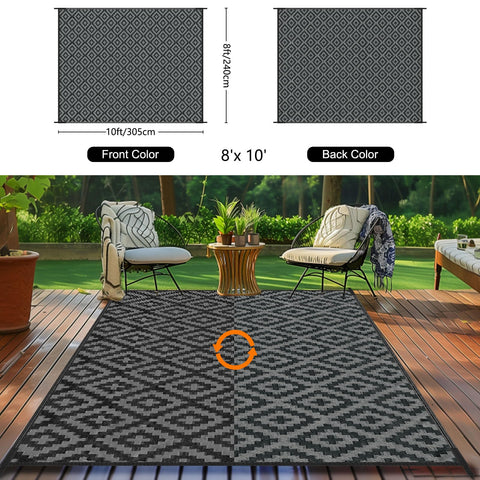 Kalafun alfombra colocada junto a la piscina que facilita secado rápido