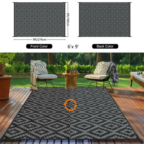Kalafun reversibilidad mostrando ambos patrones, versatilidad decorativa