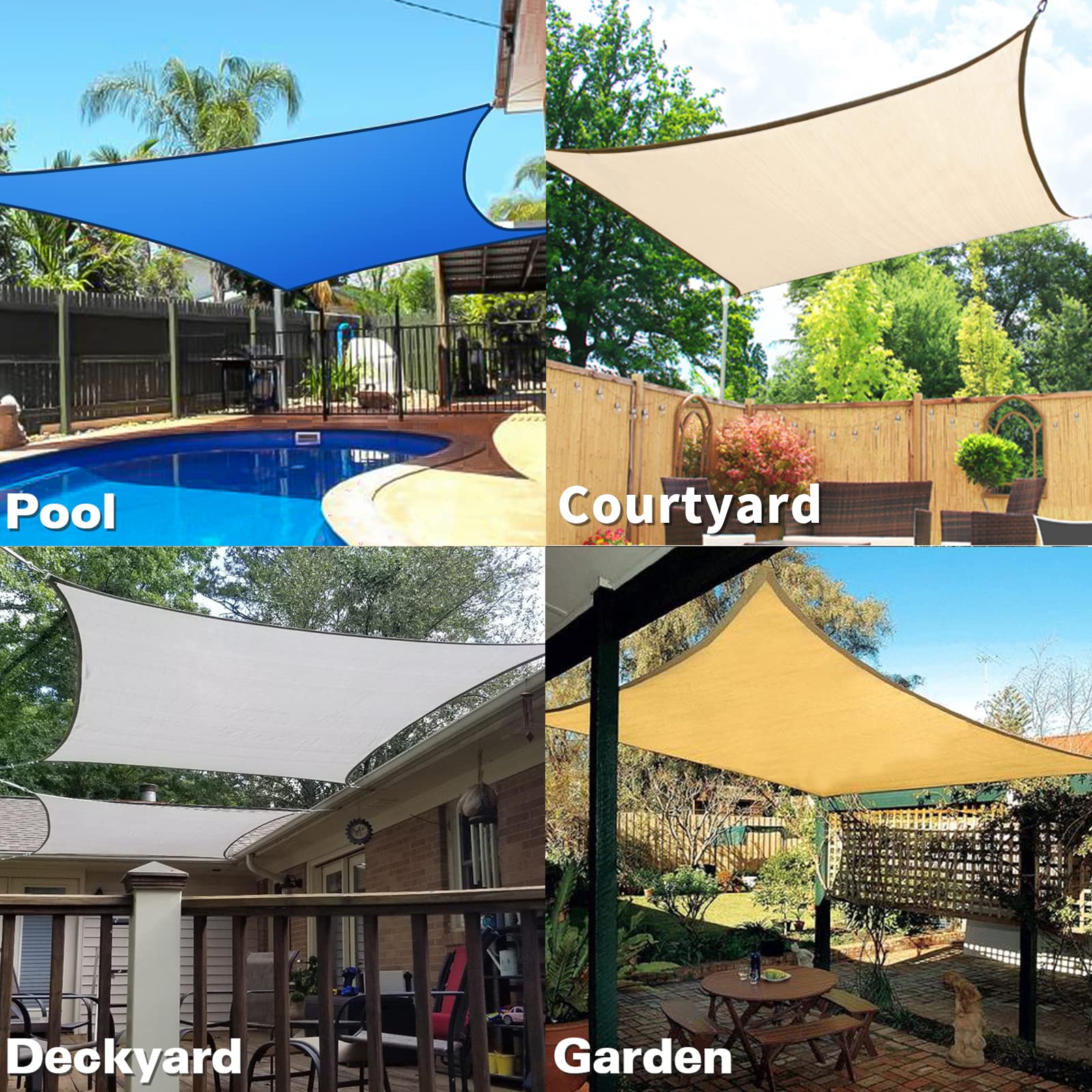 KANAGAWA vela en terraza con mobiliario para ambiente exterior cómodo