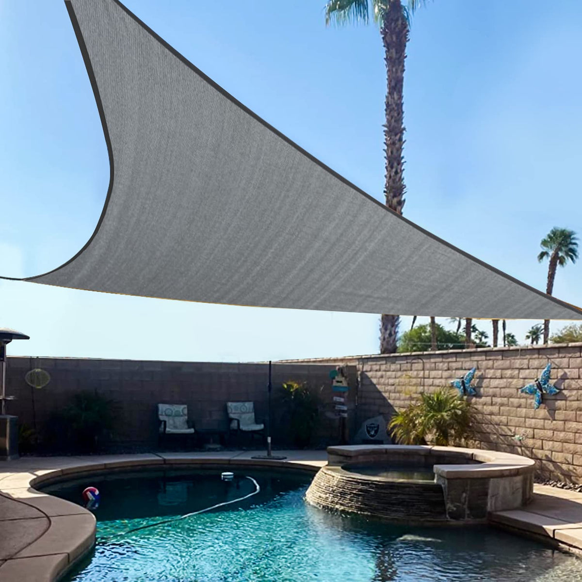 KANAGAWA toldo frontal empacado mostrando diseño y protección UV