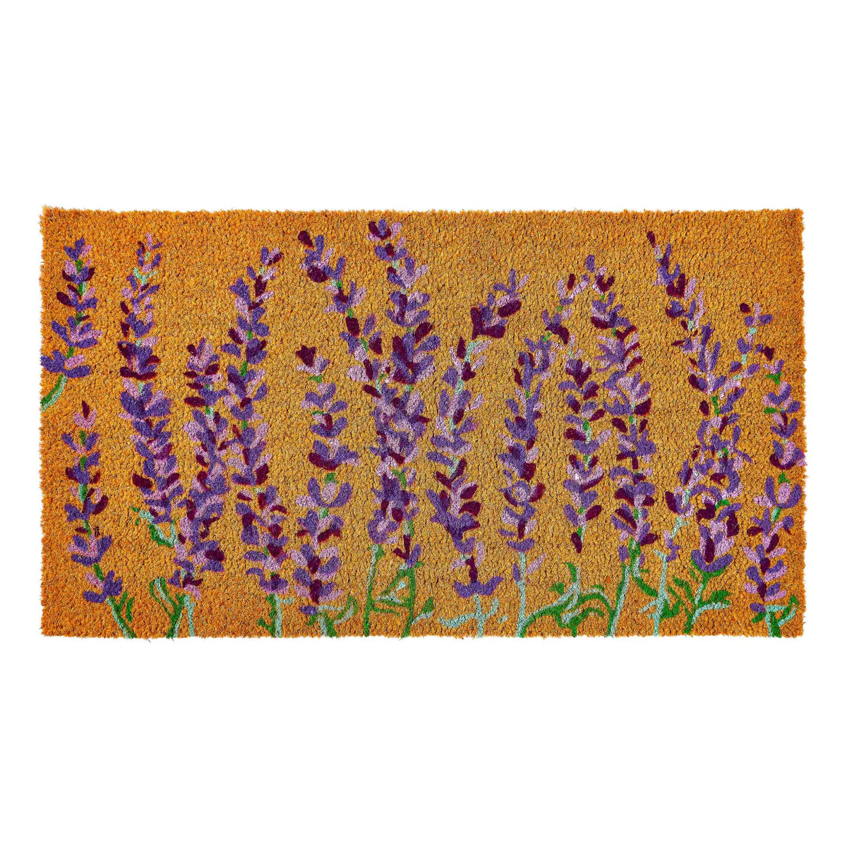 KANKUN felpudo frontal Lavanda Floral resistente y decorativo