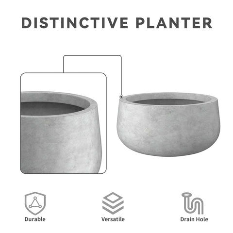 Kante vista superior con sustrato listo para plantar y buena capacidad