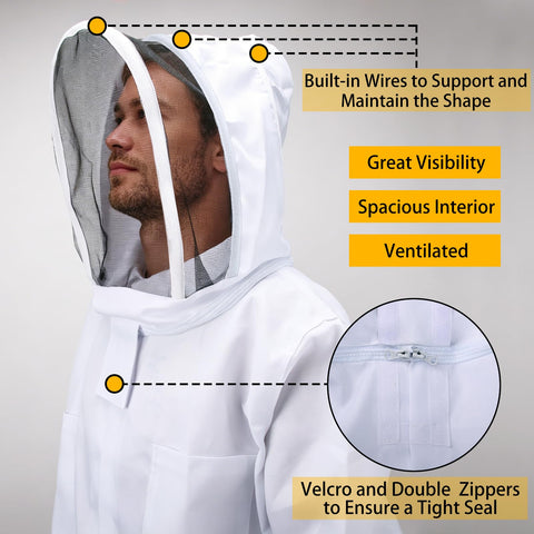 KANYO-AUTO velo desmontable con malla para visibilidad y protección