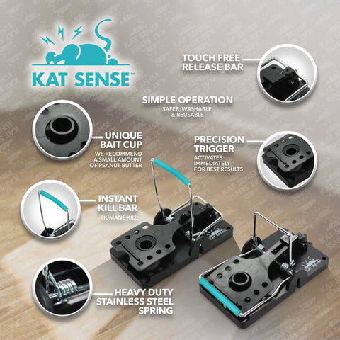 Kat Sense detalle de la barra de acero, asegura cierre rápido