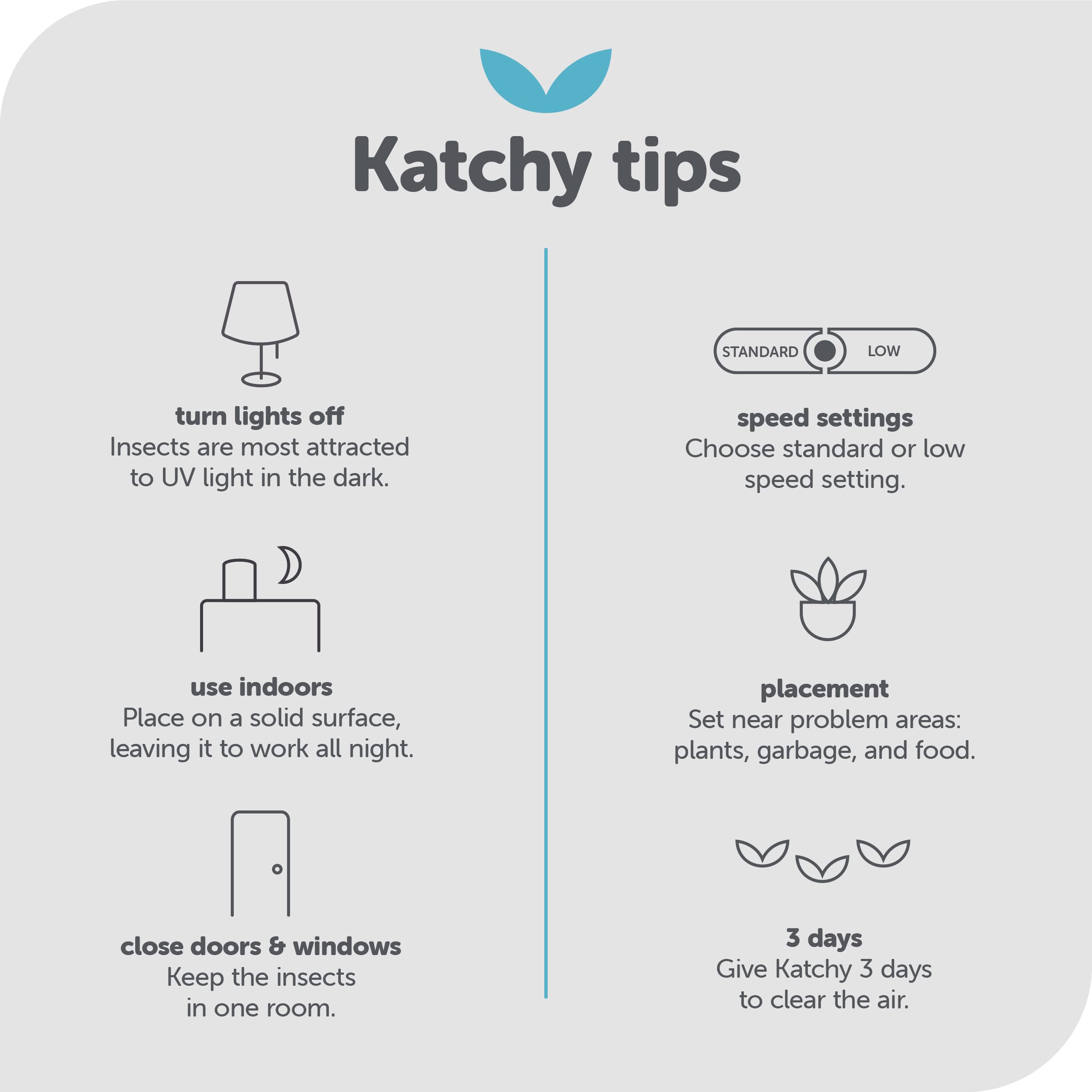 KATCHY empaque y accesorios incluidos con tableros adhesivos