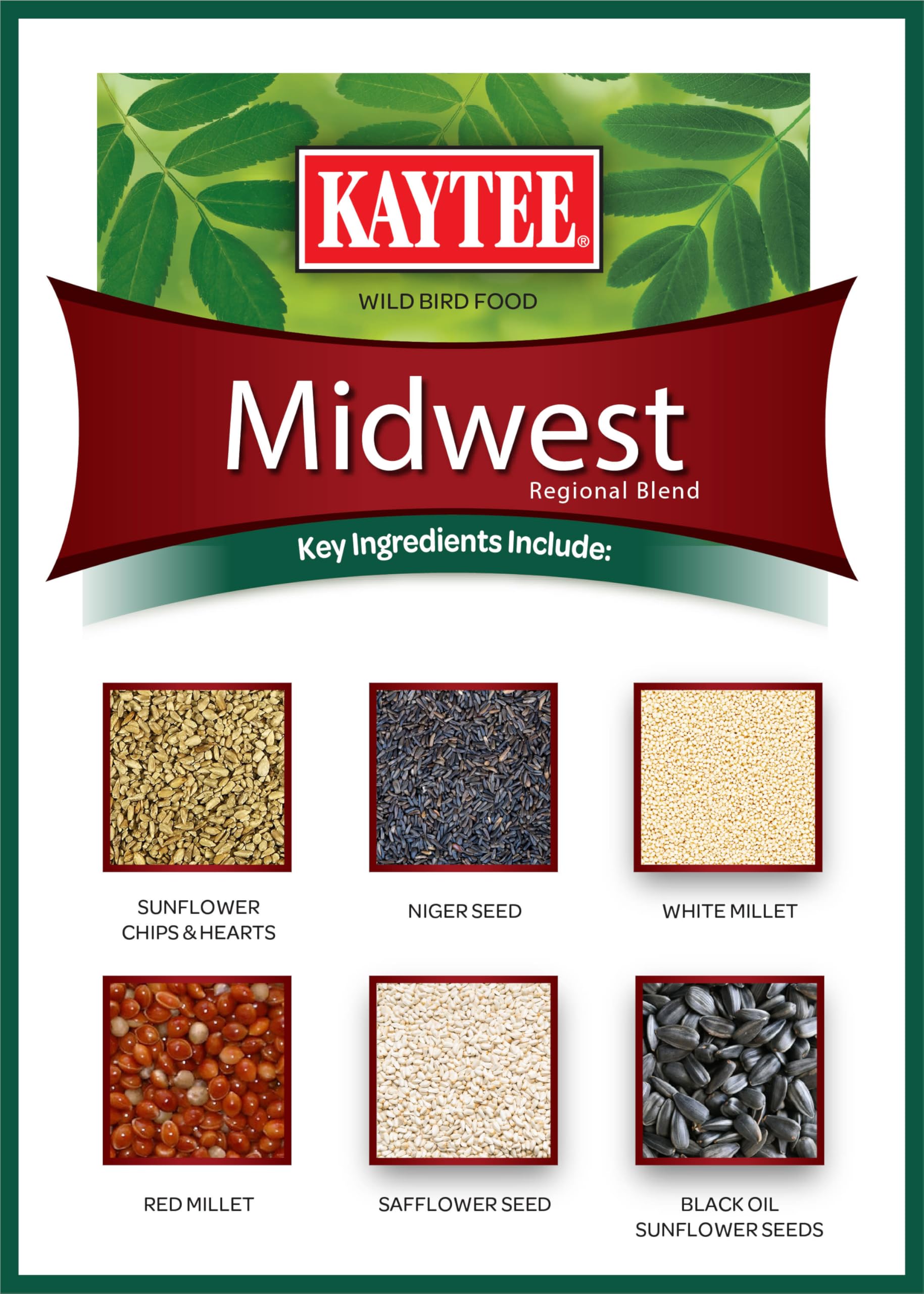 Kaytee mezcla servida en comedero con aves, fomenta visitas frecuentes y diversidad