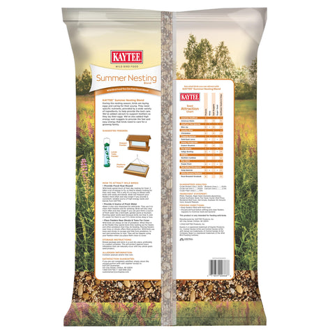 Kaytee primer plano de semillas y nueces que aportan proteína
