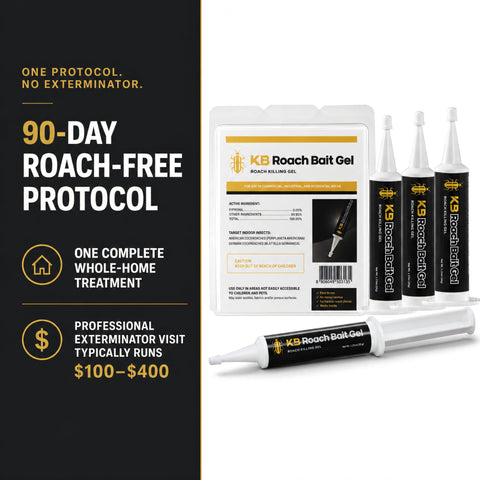 KB Roach Bait Gel boquilla de jeringa para colocación precisa