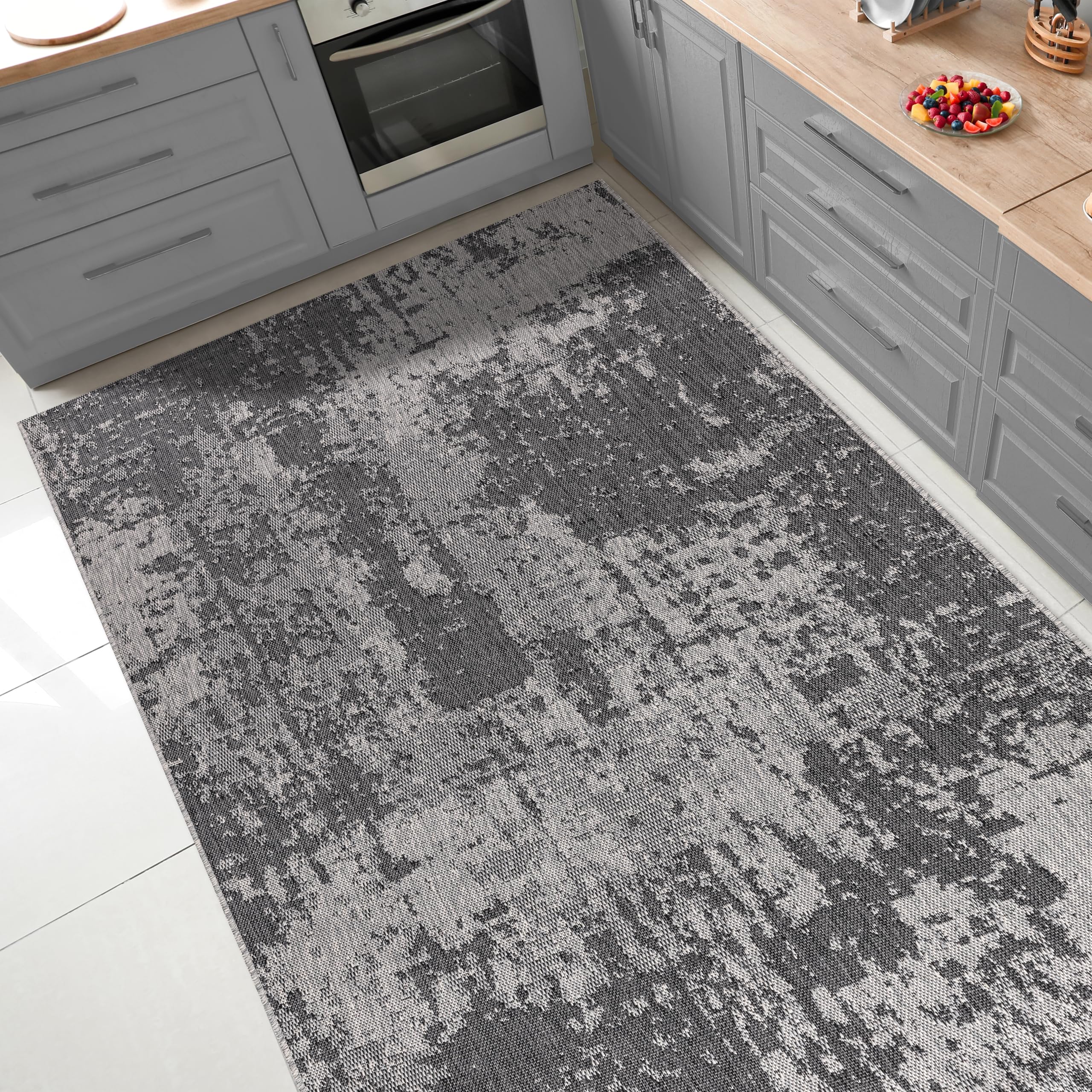 Keen Home Design alfombra colocada en patio para confort y estilo
