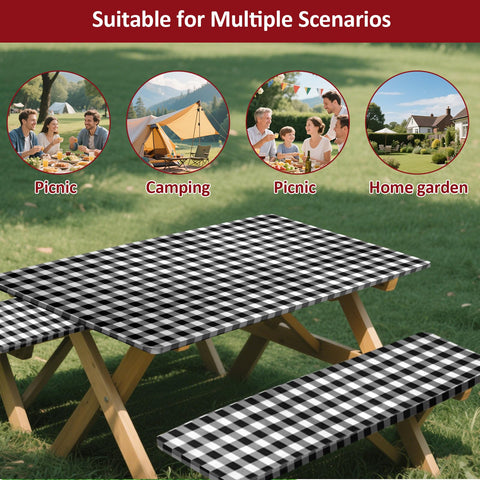 KENOBEE ambientación de fiesta con funda de cuadros añade estilo práctico