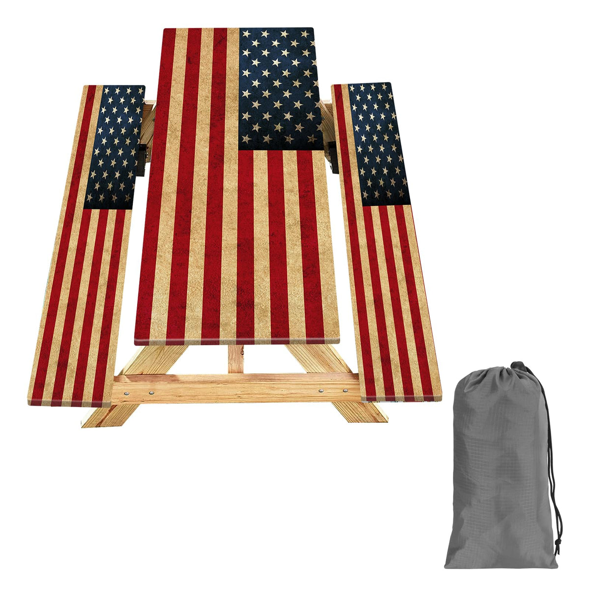 KENOBEE funda frontal para mesa con diseño bandera USA que protege y decora