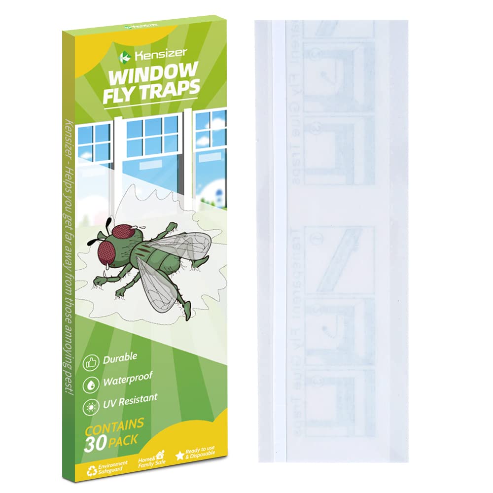 Kensizer paquete frontal mostrando 50 trampas y beneficio de control sin químicos