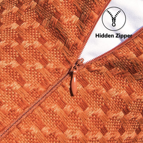 Kevin Textile cremallera invisible del mismo color fácil de abrir y estética limpia