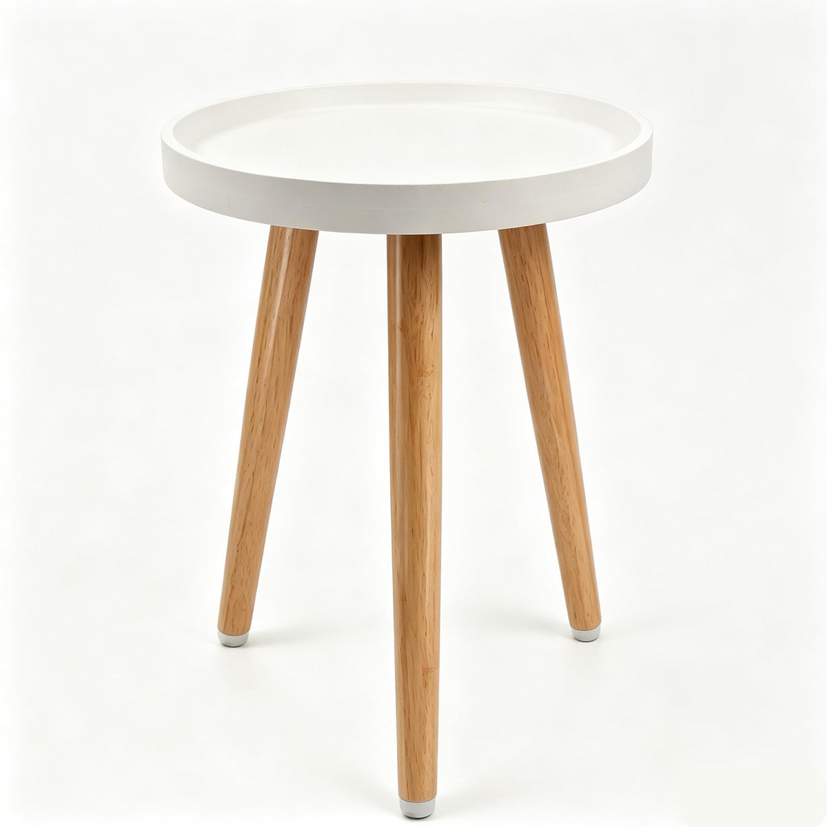 KGPLOME vista frontal del soporte blanco mostrando estilo y estabilidad
