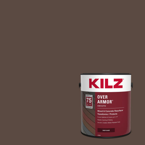 KILZ envase frontal mostrando color y etiqueta, beneficio: identificación rápida