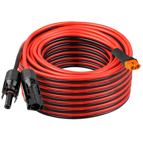 Kimbluth vista frontal del cable XT60i mostrando conexión segura y duradera