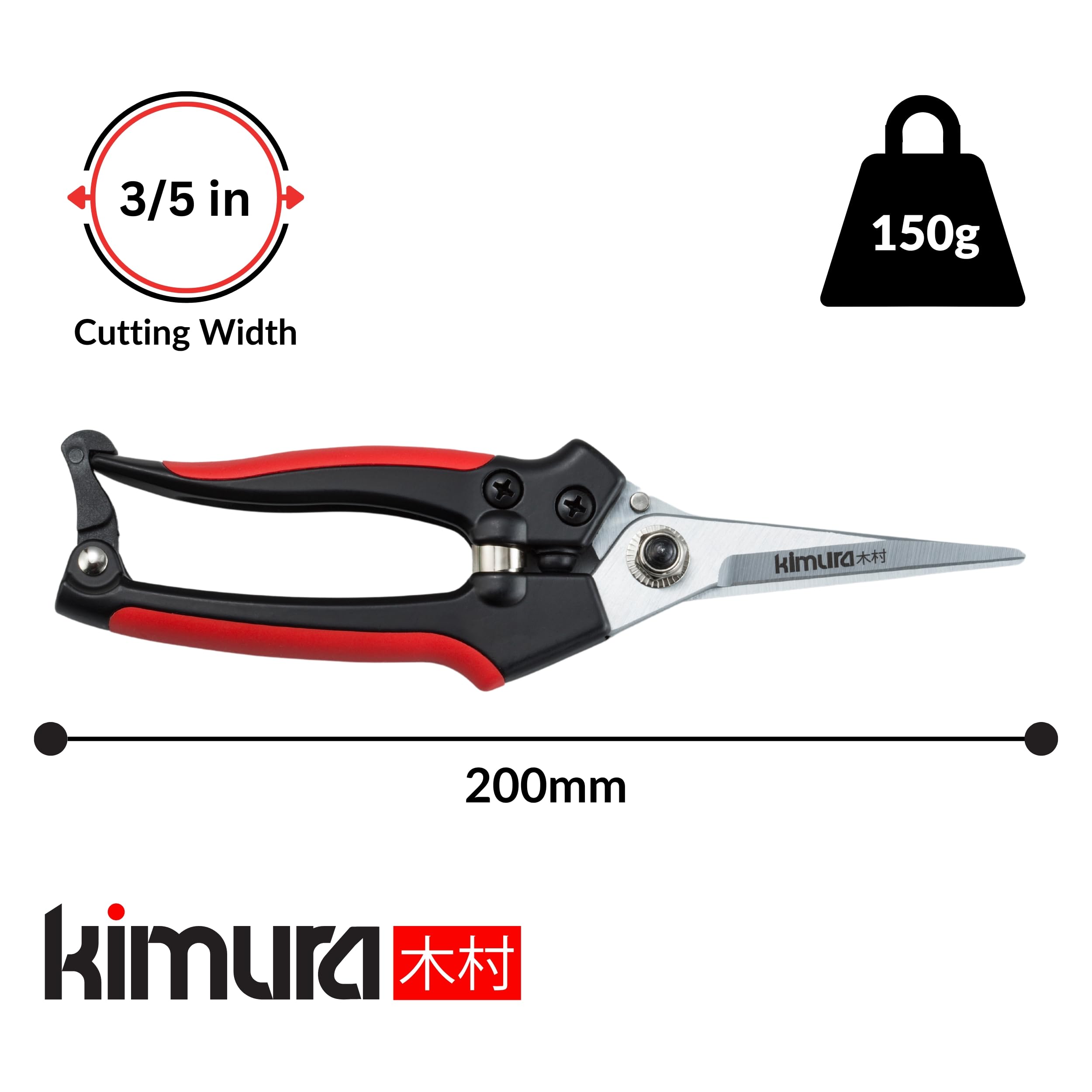 Kimura mango ergonómico con vinilo antideslizante proporcionando control