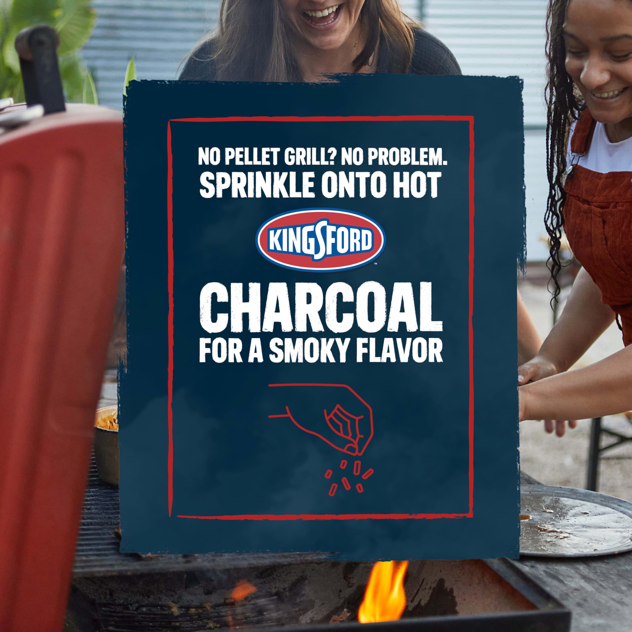 Kingsford restos de ceniza mínima tras uso, limpieza más fácil y mejor rendimiento